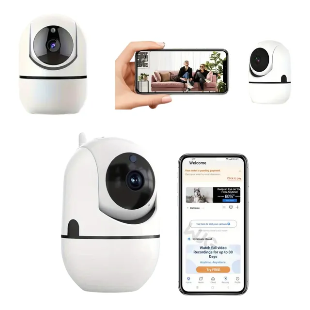 Camara Vigilancia Celular Exterior Bebe Vision Nocturna Casa