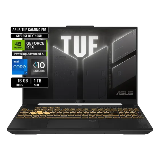 Laptop Asus Tuf Gaming Core I7-13620h Nvidia Rtx 4050 16gb Gris