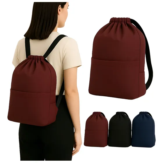 Mochila Bolsa Tipo Saco Treino Academia Esporte Trabalho