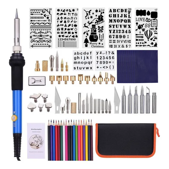 Wood Burning Pen Tool Kit 79-pack .