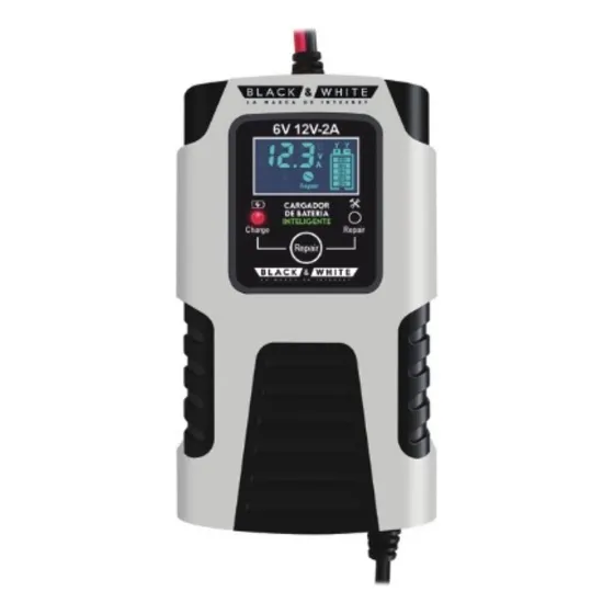 Cargador De Bateria 2 A Inverter 6-12 V Black&white