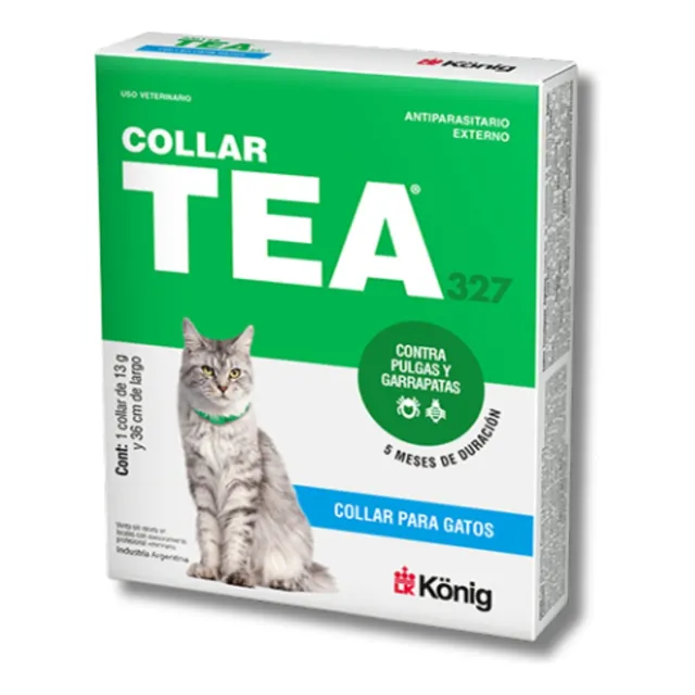 Collar Para Gatos Contra Pulgas Y Garrapatas Tea 36 Cm