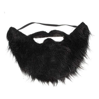 Barba Falsa Y Bigote Negro Para Disfraces De Halloween Barba Falsa Y Bigote Negro Para Disfraces De Halloween