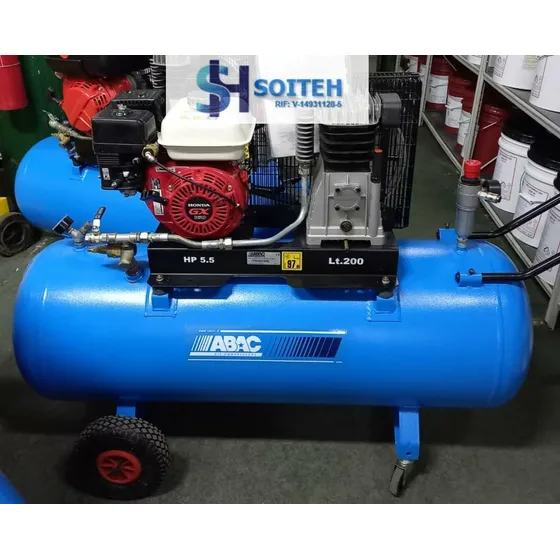Compresor De Aire 5.5 Hp 200 Lts Gasolina Y Diesel