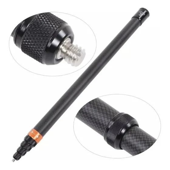 Bastão Stick Invisível 45cm / 3metros Para Gopro Preto