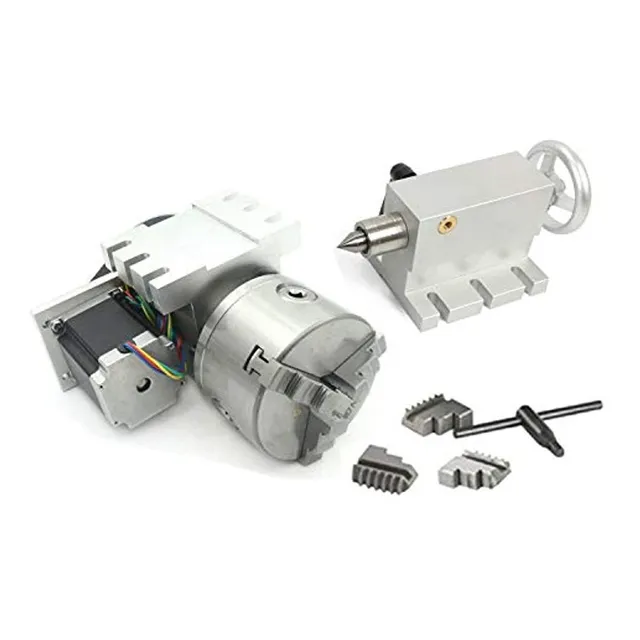 Maquina De Grabado De Enrutador Cnc Mesa Giratoria De 4º E