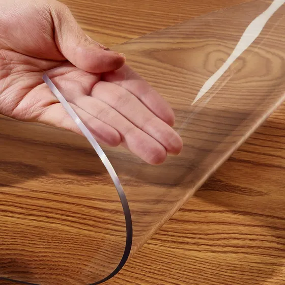 Funda Larga De Tela De Plastico Transparente Para Mesa De...