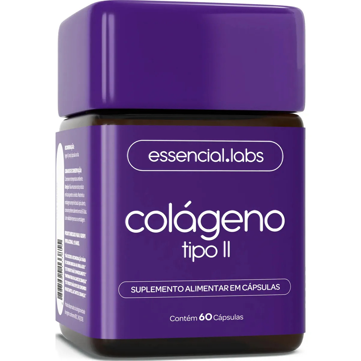 Colágeno Tipo 2 45mg 60 Caps Essencial Labs