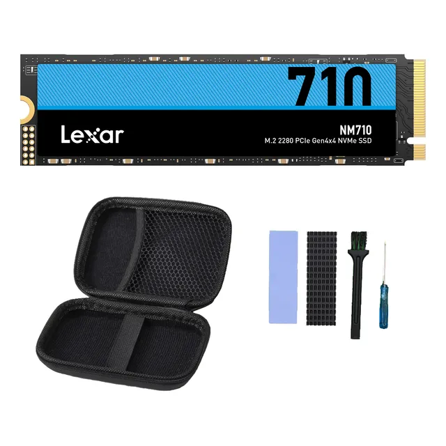 Lexar Nm710 M.2 Gen4x4 Nvme 5000mb/s 500gb 5 Años Garantia