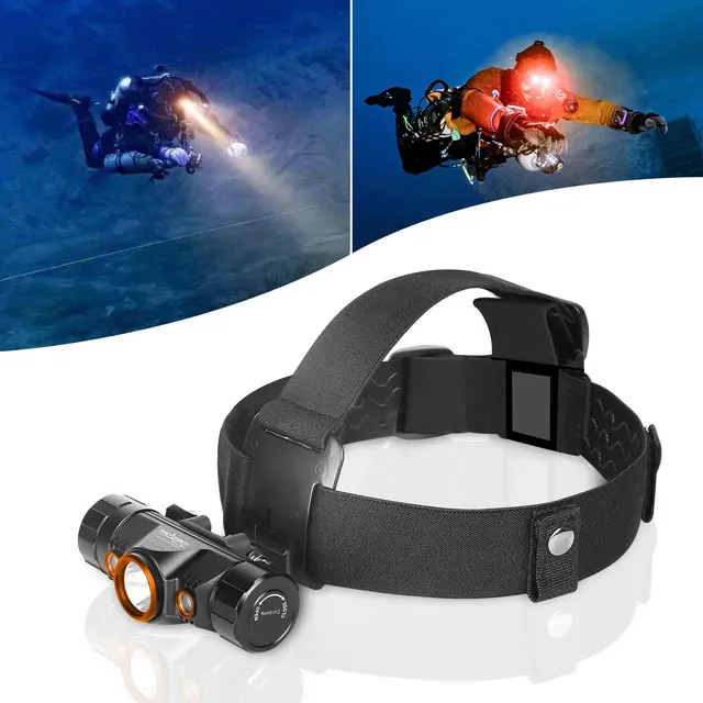 Orcatorch Faro Buceo Lumene Luz Modo Doble Color Blanco Rojo