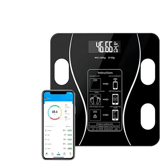 Genérica Balanza Pesa Digital Bluetooth Balanza Digital
