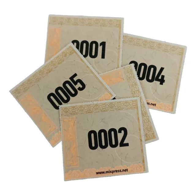600 Tickets Ficha Sorteio Bingo Festa Evento Numerado