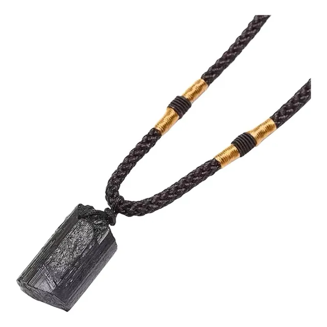Collar De Turmalina Negra