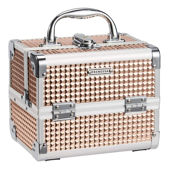 Caja De Cosmeticos Portatil Frenessa Makeup Train Case Para