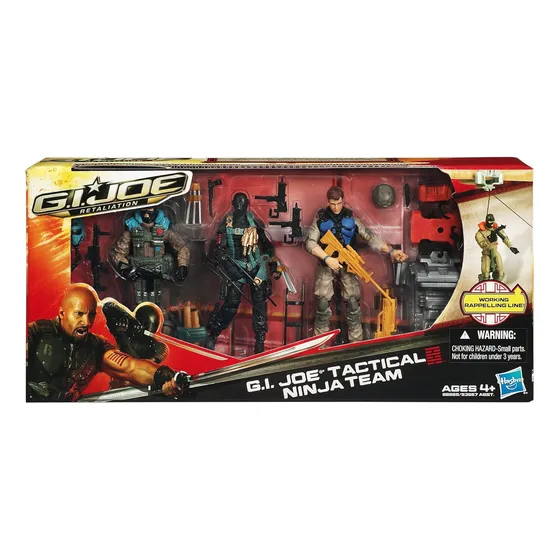 Gi Joe Retaliation Pack Tactical Ninja Team 03 Figuras