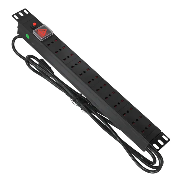 Pdu 12 Enchufes 10/16a Horiz/verti Interrup Cable 3 Mts