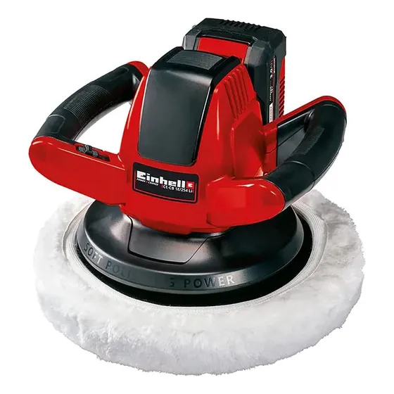 Pulidora Einhell Ce-cb 18v, 2500 Rpm, 500 W, 10'', Rojo