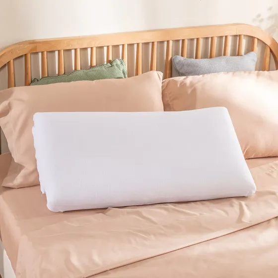 Almohada King Vicoelástica Con Funda De Algodón