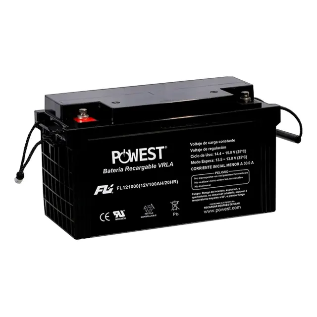 Bateria Sellada Powest 12v 100ah Ups Inversor Panel Solar