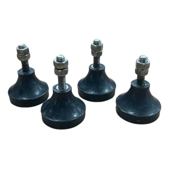 4 Pé Vibra Stop De Borracha Rosca 5/16  Para Compressor 