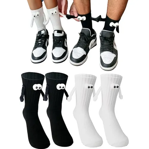 2par Calcetines Con Imanes Unisex Calcetas Con Manos Pareja