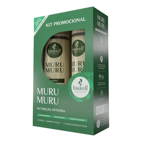 Kit Haskell Shampoo & Condicionador 300ml Murumuru