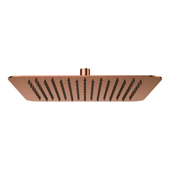 Regadera Rose Gold Fundicion Pacifico Ducha 30 Cm Rosada Fp