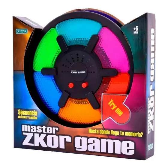 Master Zkor Game Juego Memoria Simón Ditoys Ploppy 692157
