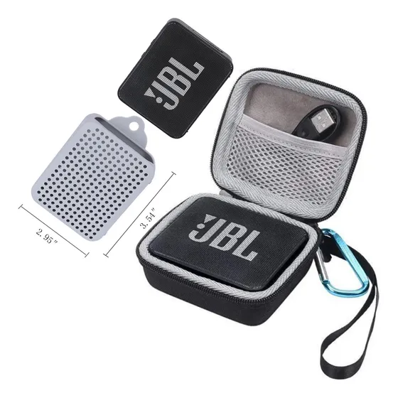 Funda Anticaídas Para Jbl Go2 + Funda Protectora De Silicona