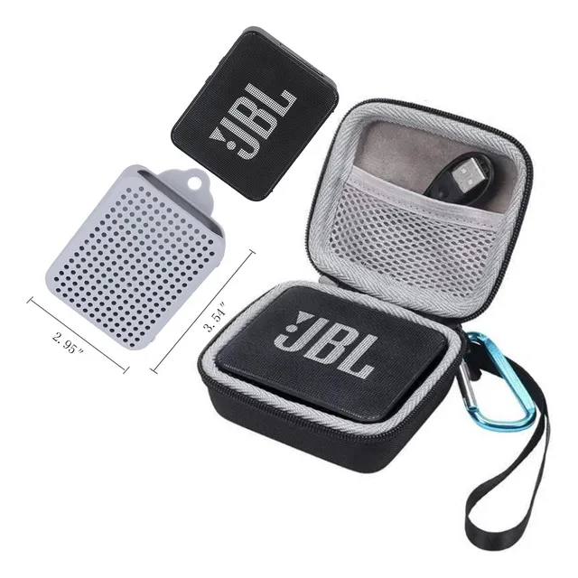 Funda Anticaídas Para Jbl Go2 + Funda Protectora De Silicona