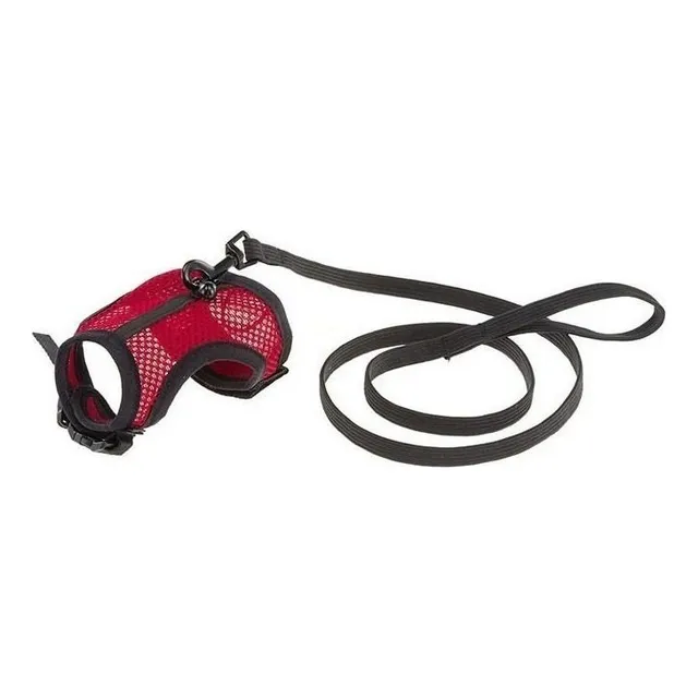 Arnes Para Animales Pequeños Ferplast Talle Xl Color Rojo
