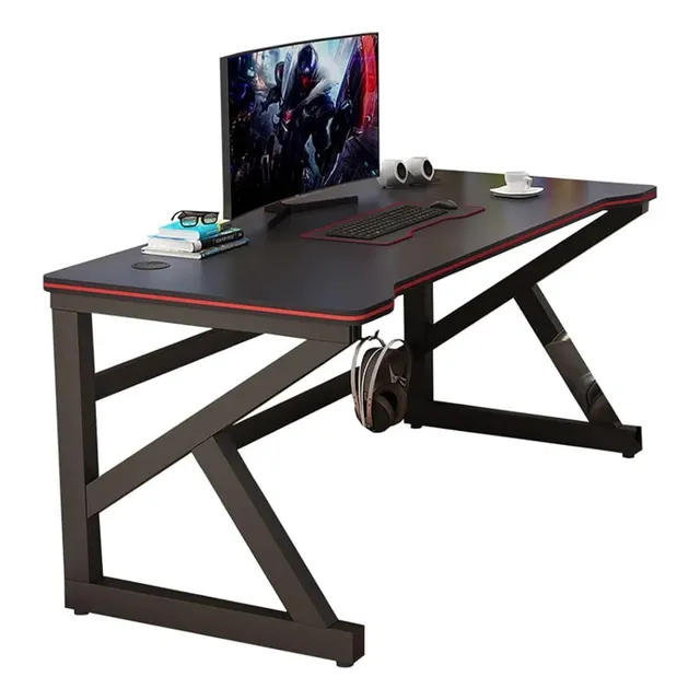 Mesa Gaming Escritorio Gamer Tipo Z 47 Pulgadas Pc Computado