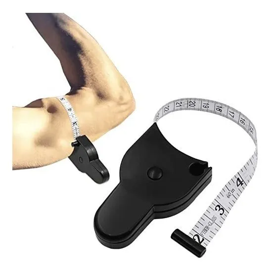 Cinta Metrica Cuerpo Para Retractil Medir Kit Tela Suave
