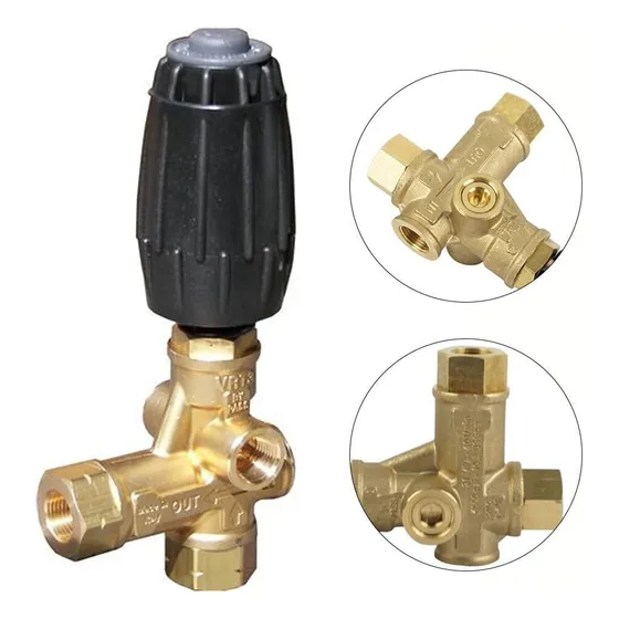 Válvula By-pass Vrt3 Para Hidrolavadora Flujo Alto 4500 Psi