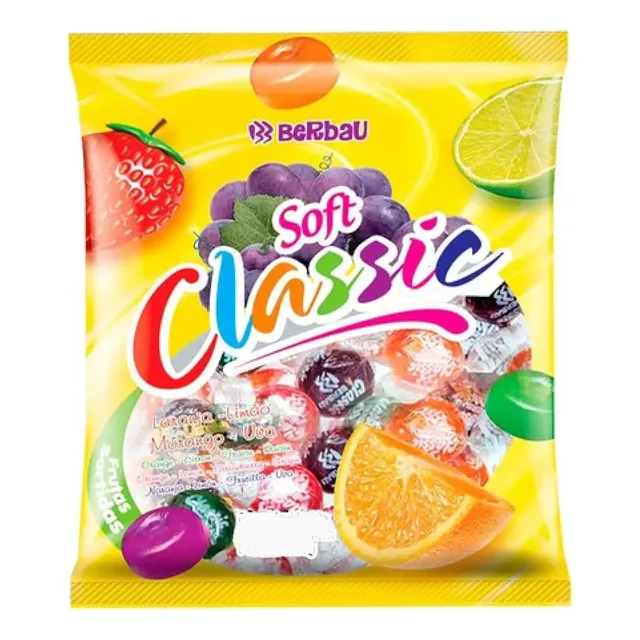 Bala Soft Classic Sortida Berbau Pacote 500g