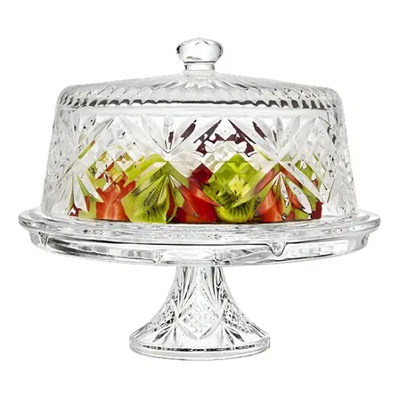 Boleira Saladeira 5 Em 1 Luxxor Vidro Elegante 30cm - Ruvolo Transparente