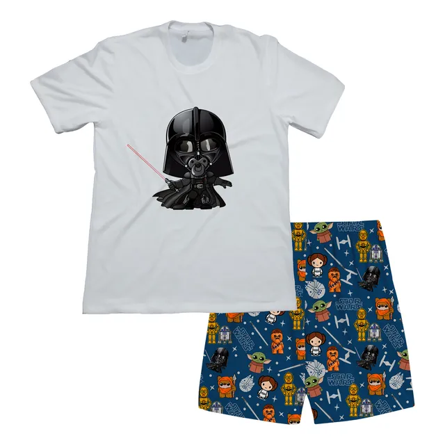 Pijama Niño Star Wars Guerra De Las Galaxias Yoda Darth Vade