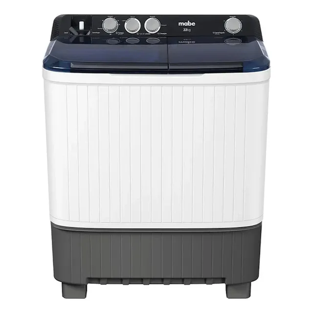 Lavadora Semiautomática Doble Tina 22kg Lmdx2224hbab0 Mabe