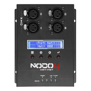 Nodo Art-net 4 C/4 Entradas Xlr Lite Tek Nodo Art-net 4 C/4 Entradas Xlr Lite Tek