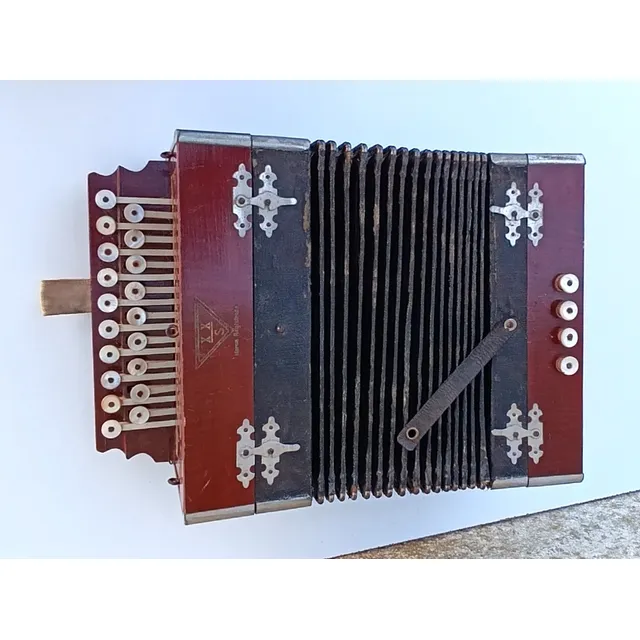 Acordeon Antiguo Marca Xxs Reliquia Funcionando