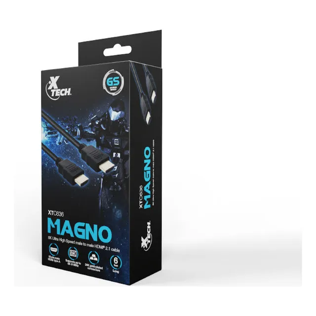 Cable Xtech Magno Hdmi 2.1 8k Macho A Macho Alta Velocidad
