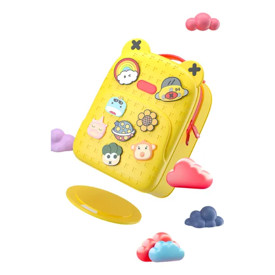 Mochila Preescolar Con Aplique Intercambia Koool Crocs K-16