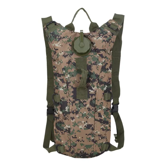 Mochila Hidratacion Camelbak Outdoors Bolsa Agua - Running Color Verde Camuflado Diseño de la tela Liso