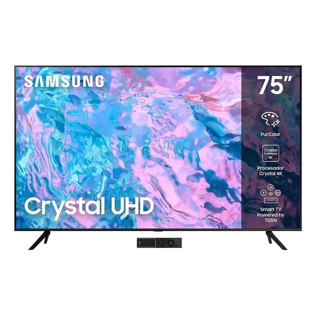 Pantalla 75 Samsung Crystal Uhd 4k Cu7000