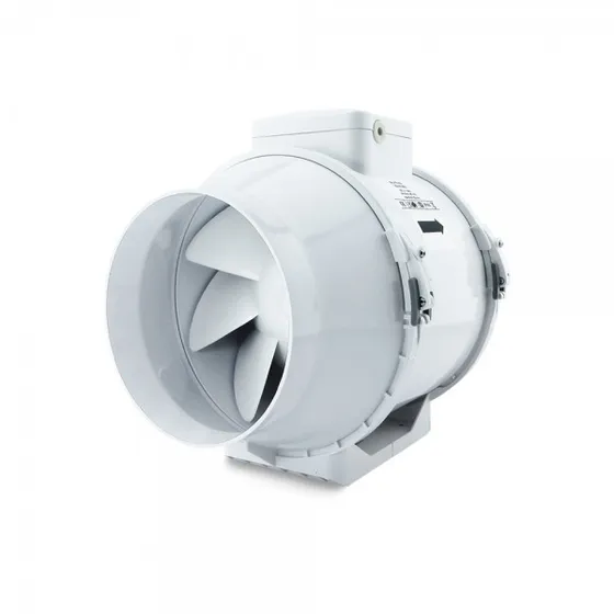 Extractor Turbina Para Aire Ducto Pared Techo De 100mm Color Blanco