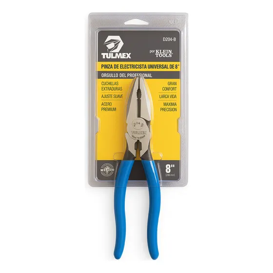 Alicate Para Electricista Universal De 8'' (d204-8) Tulmex