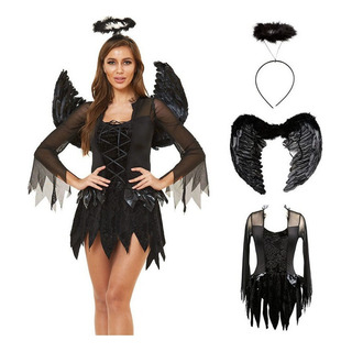 . Disfraz De Halloween For Mujer Devil Fallen Angel Dress Cosp . Disfraz De Halloween For Mujer Devil Fallen Angel Dress Cosp