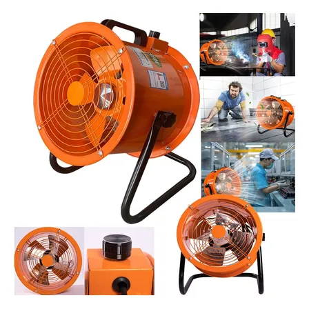 Exaustor Industrial Axial In Line Poderoso 300mm 370w 220v