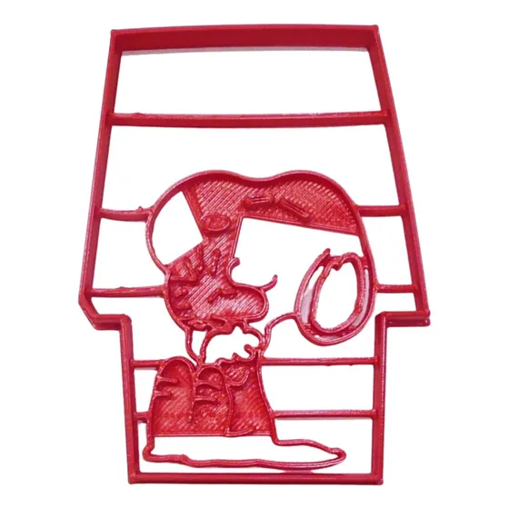 Inspirado Snoopy Woodstock Cortador Galleta Casa Perro Hecho
