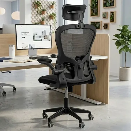 Silla Ejecutiva Oficina Escritorio Ergonómica Giratoria Negro
